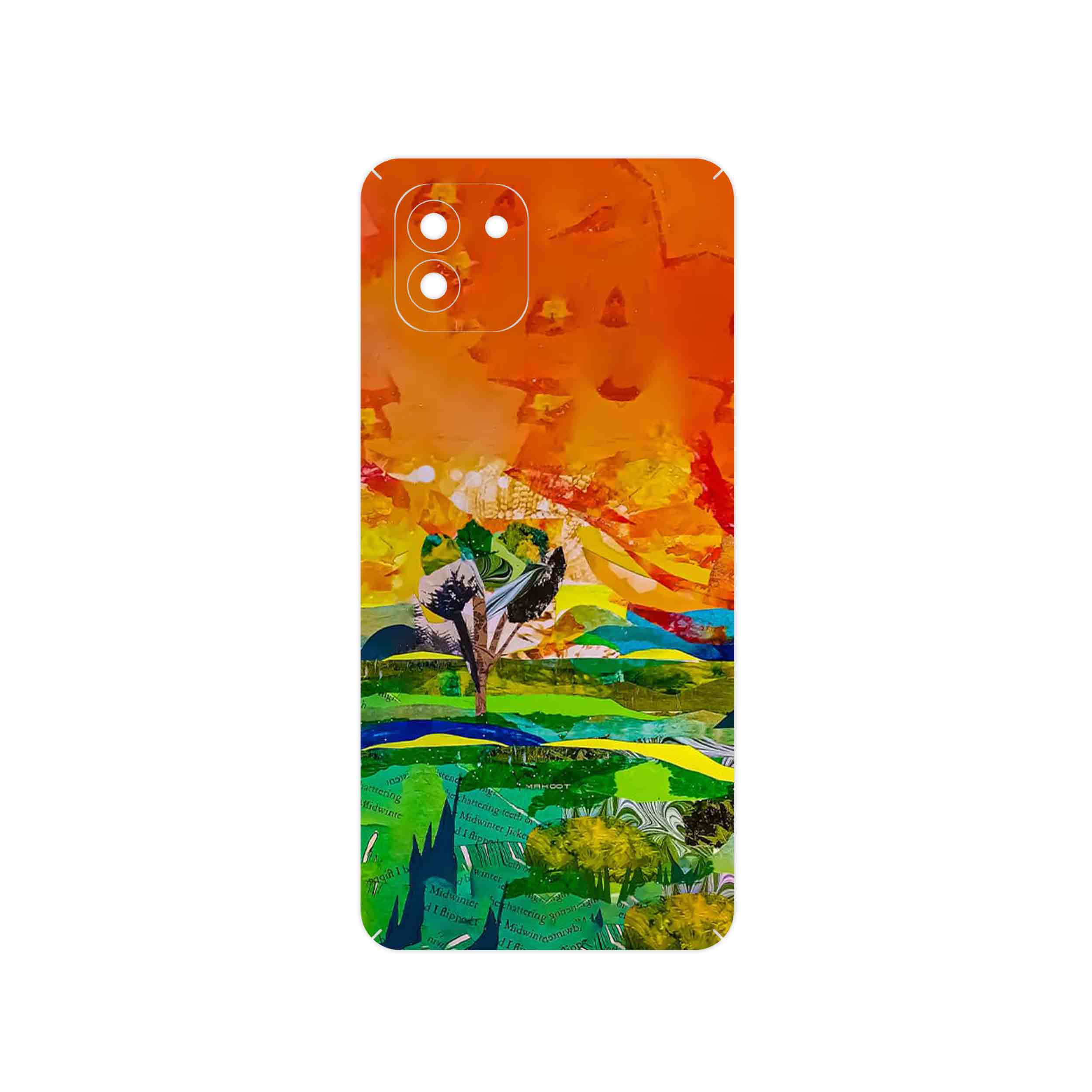 برچسب پوششی ماهوت مدل Collage of Painting مناسب برای گوشی موبایل سامسونگ Galaxy A03