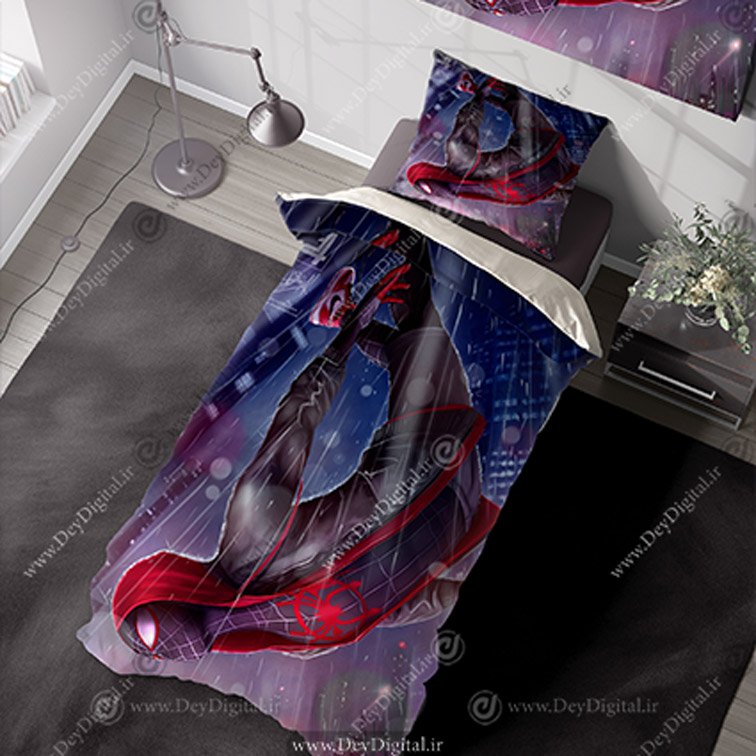 روتختی پسرانه طرح مرد عنکبوتی شنل پوش PK-5486