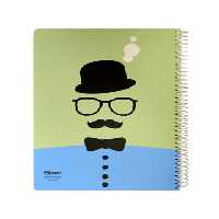 دفتر مشق 100 برگ الیپون طرح جنتلمن - چی بخونم