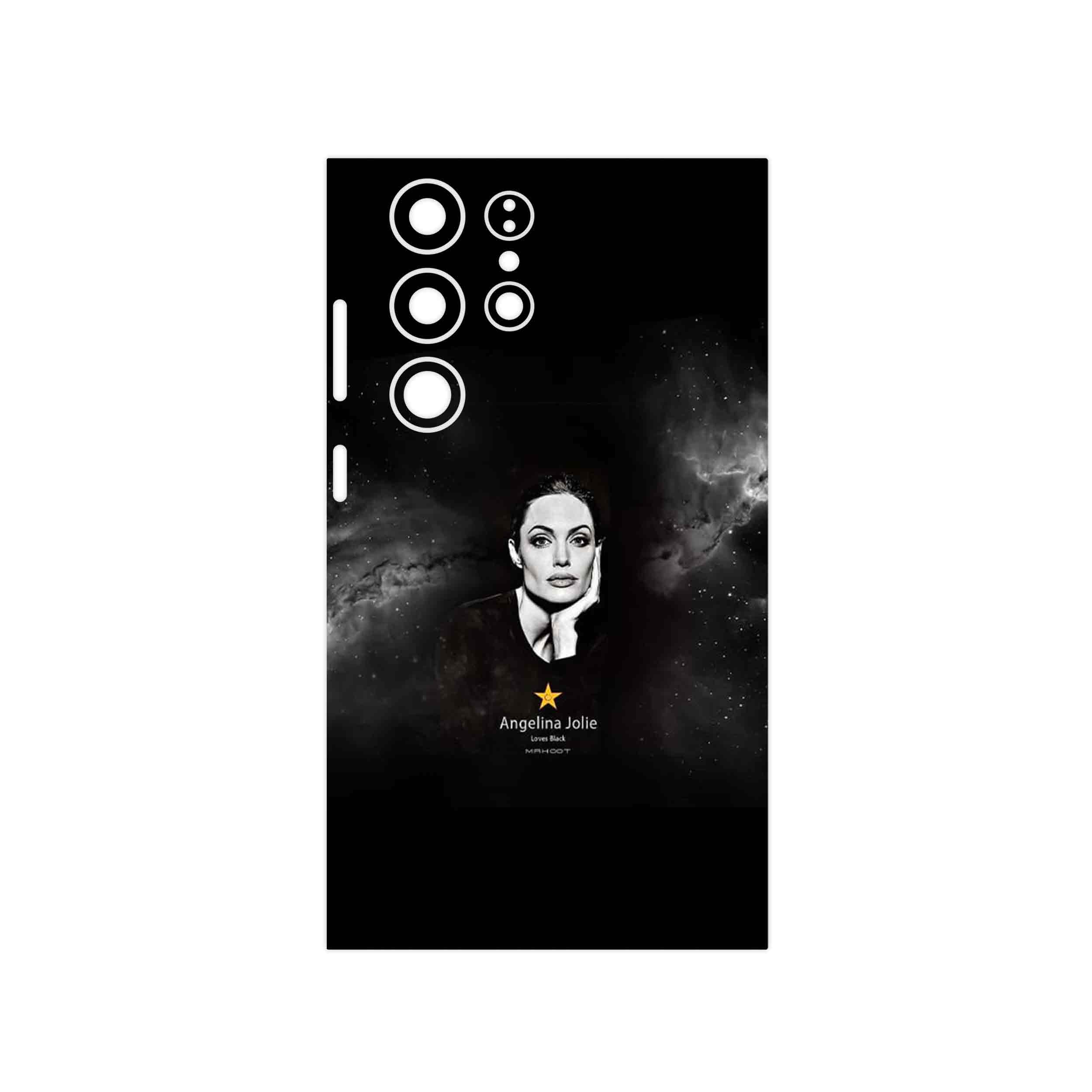 برچسب پوششی ماهوت مدل Angelina Jolie مناسب برای گوشی موبایل سامسونگ Galaxy S23 Ultra