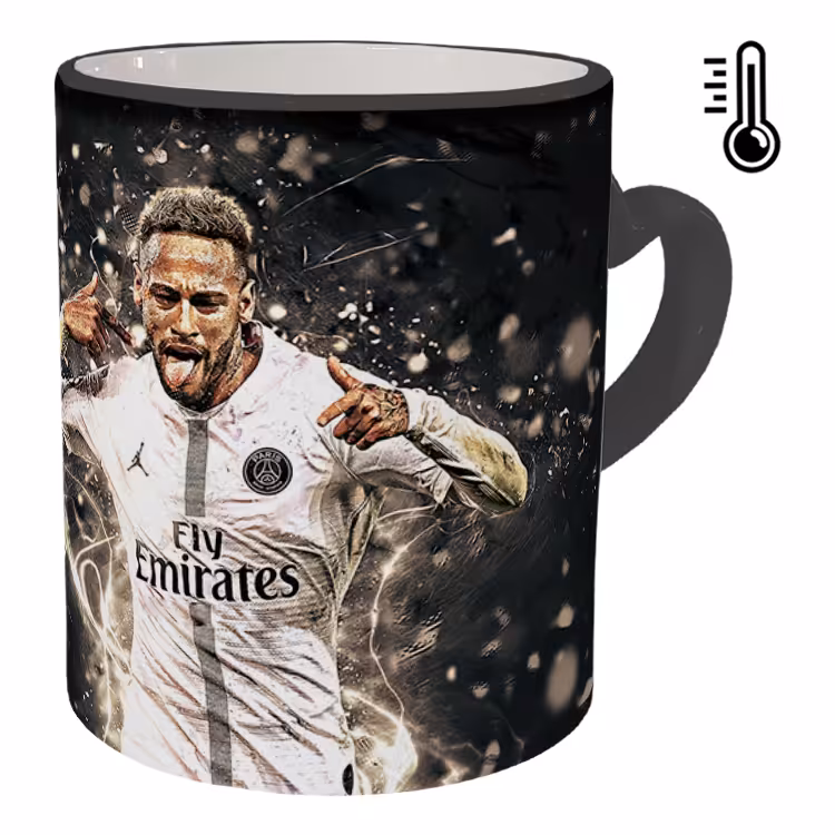 ماگ حرارتی مدل دسته قلبی طرح نیمار کد 3