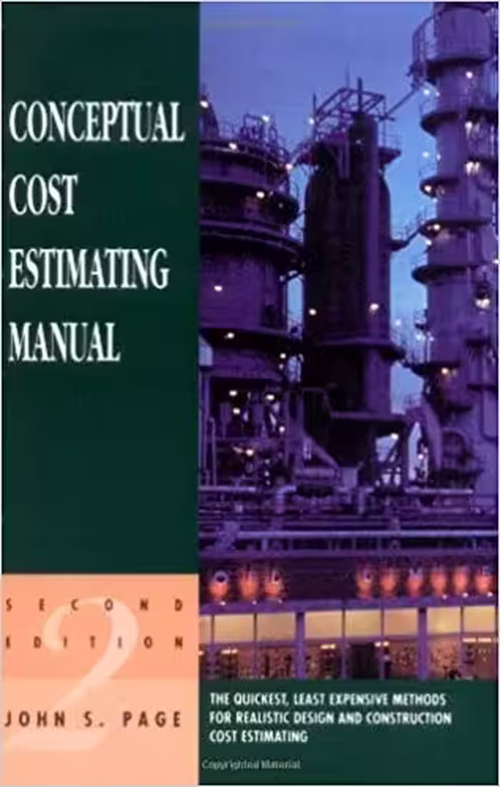 󾕇 دانلود کتاب Conceptual Cost Estimating Manual, 2nd ed, 1996 - دانلود کتاب های دانشگاهی