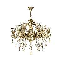 لوستر دایکاست ۱۰ شعله چشمه نور کد M3420/5+5-AO