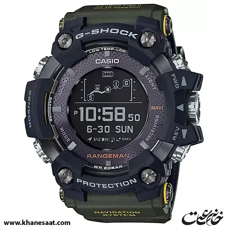 ساعت مچی مردانه کاسیو جی شاک مدل GPR-B1000-1B