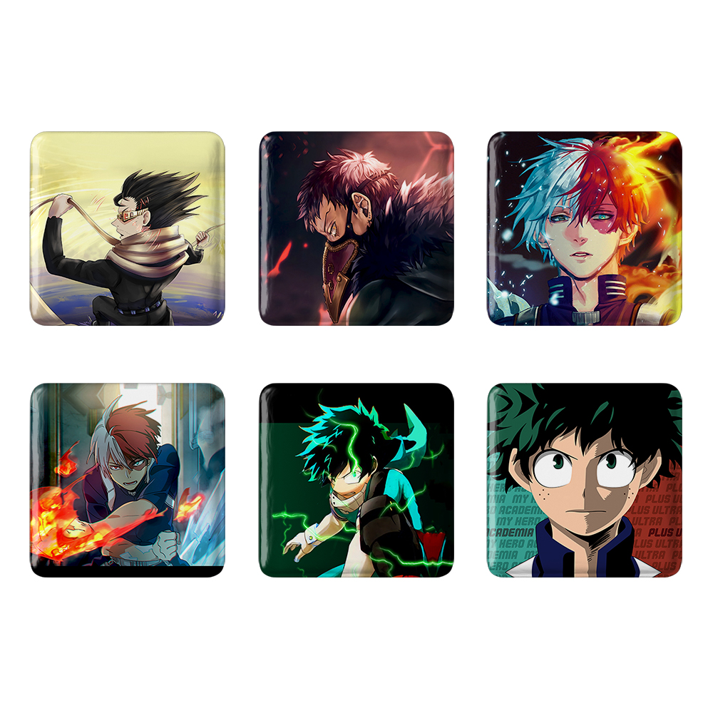 پیکسل خندالو مدل انیمه آکادمی قهرمان من کد 846B مجموعه 6 عددی