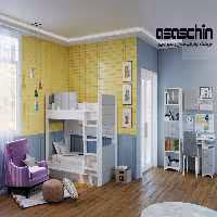 تخت خواب دو طبقه لکسوس