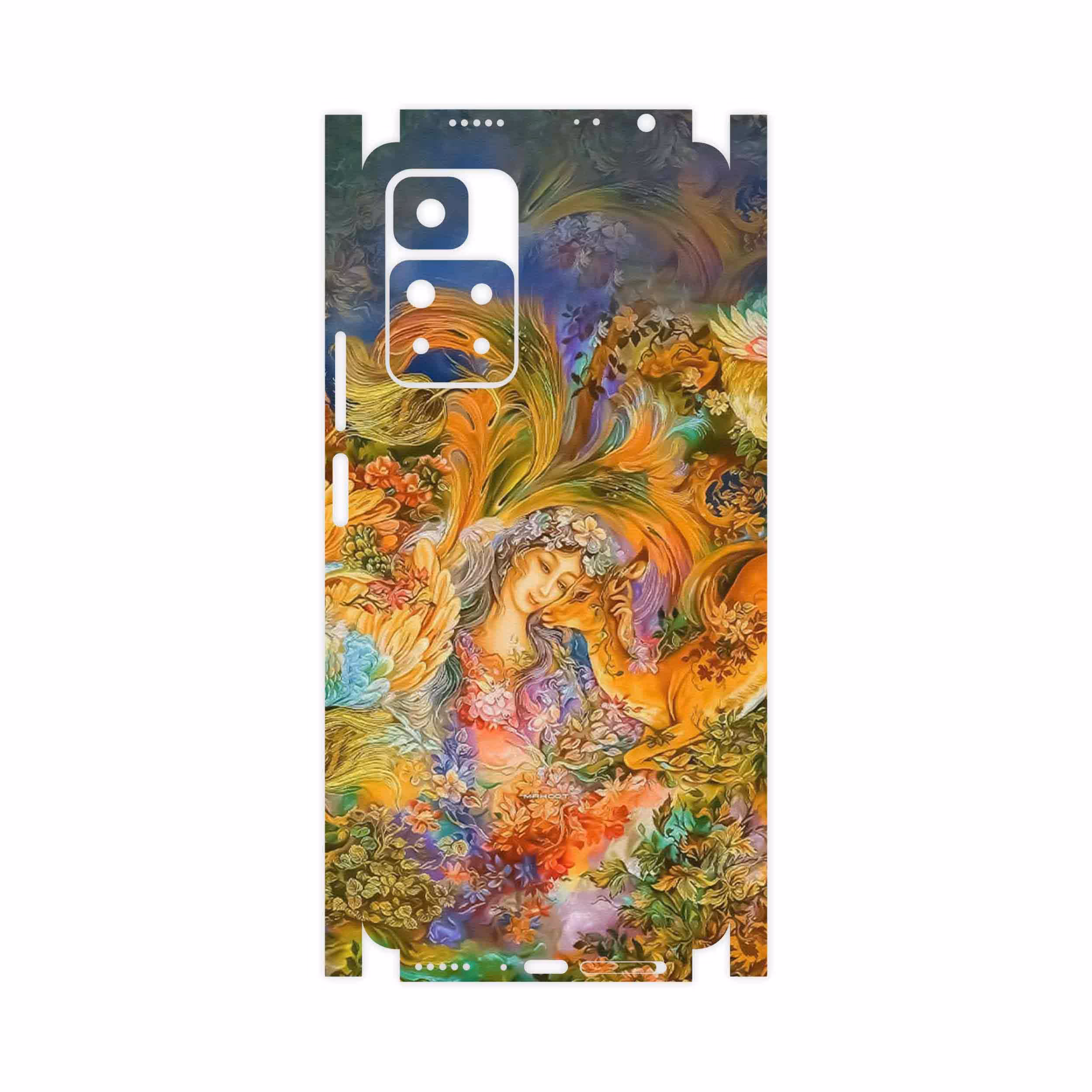 برچسب پوششی ماهوت مدل Persian miniature 3-FullSkin مناسب برای گوشی موبایل شیائومی Redmi Note 11 Pro Plus 5G