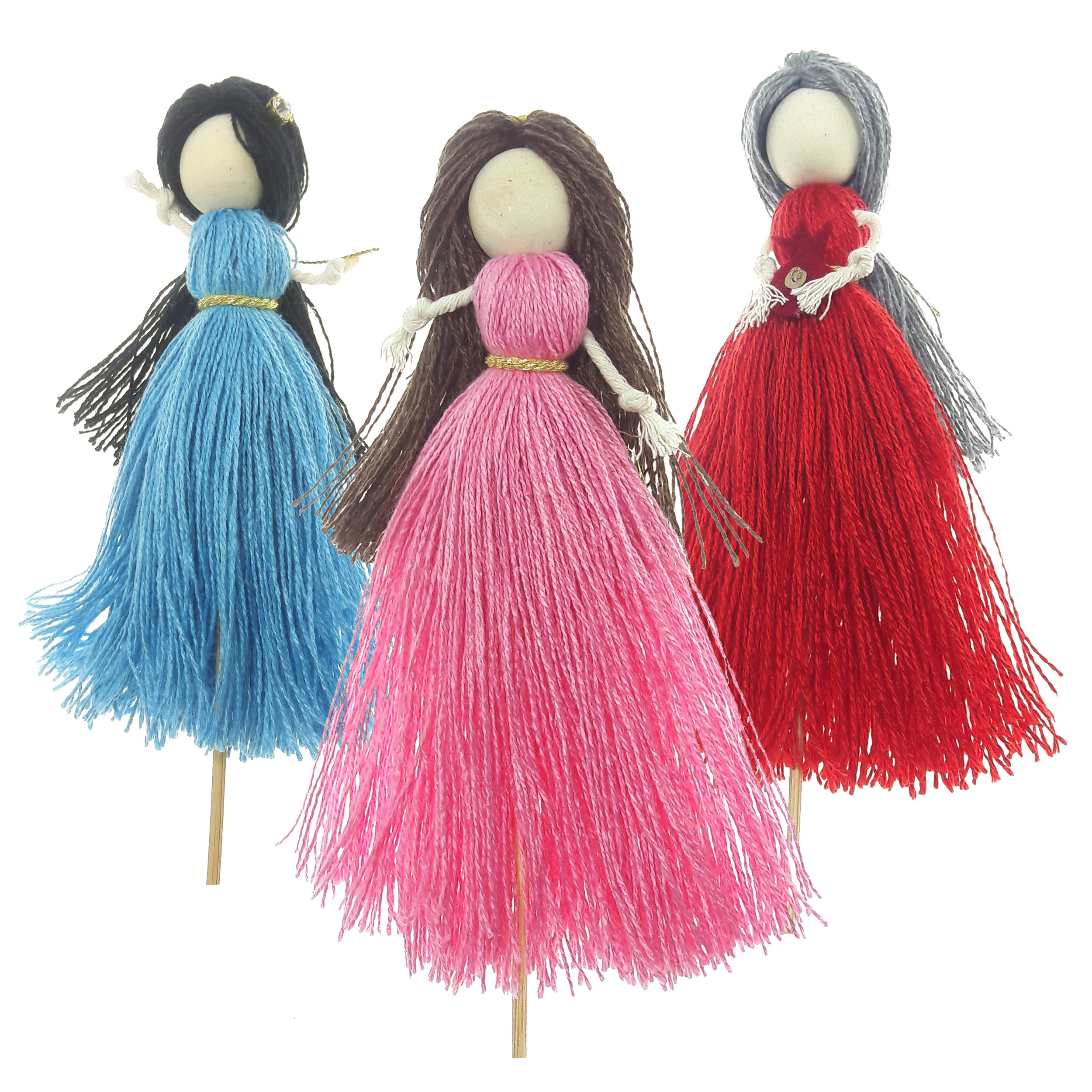 عروسک فرشته مدل Y2337 بسته 3 عددی