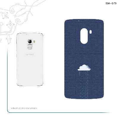 برچسب پوششی ماهوت مدل Minimal Data Cloud مناسب برای گوشی موبایل لنوو A7010
