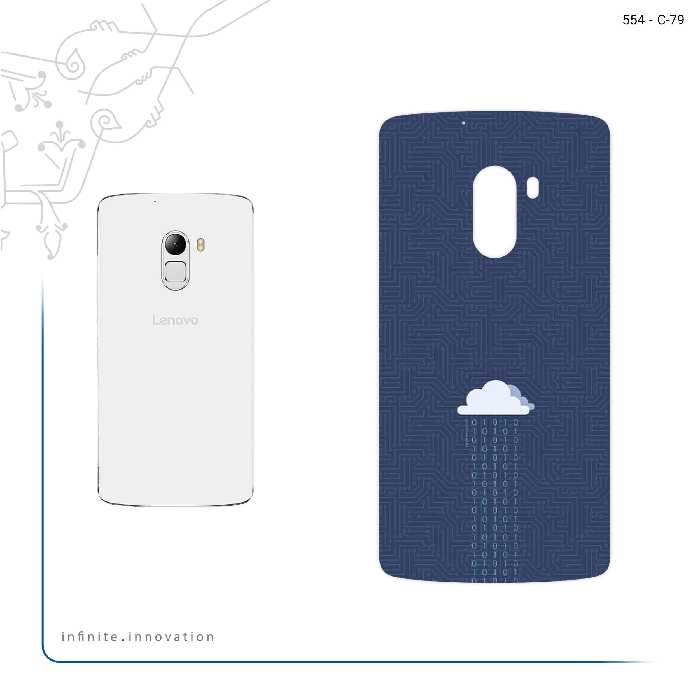 برچسب پوششی ماهوت مدل Minimal Data Cloud مناسب برای گوشی موبایل لنوو A7010