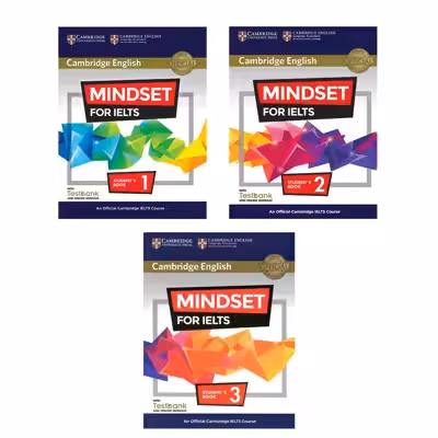 کتاب Cambridge English Mindset For IELTS اثر جمعی از نویسندگان انتشارات کمبریج 3جلدی