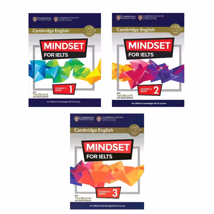 کتاب Cambridge English Mindset For IELTS اثر جمعی از نویسندگان انتشارات کمبریج 3جلدی