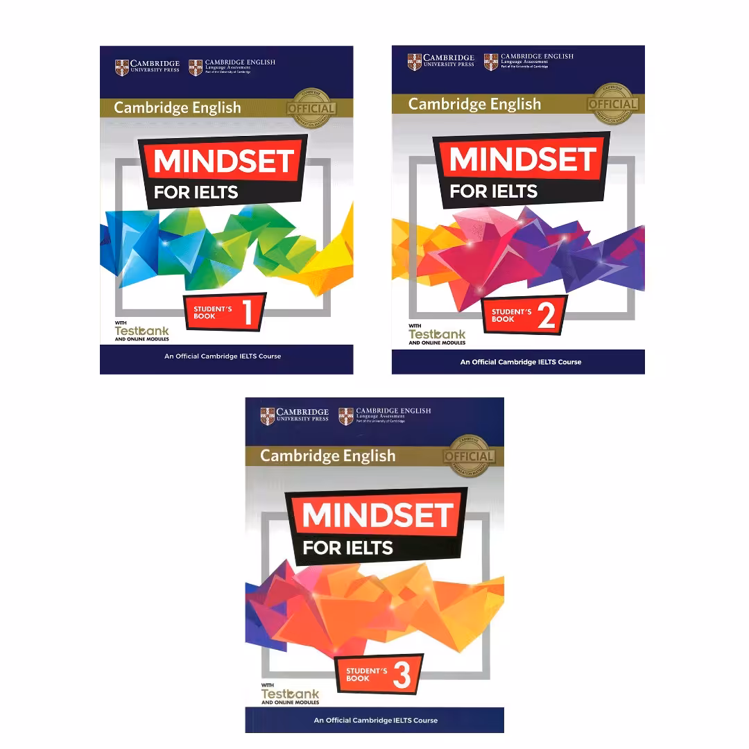 کتاب Cambridge English Mindset For IELTS اثر جمعی از نویسندگان انتشارات کمبریج 3جلدی