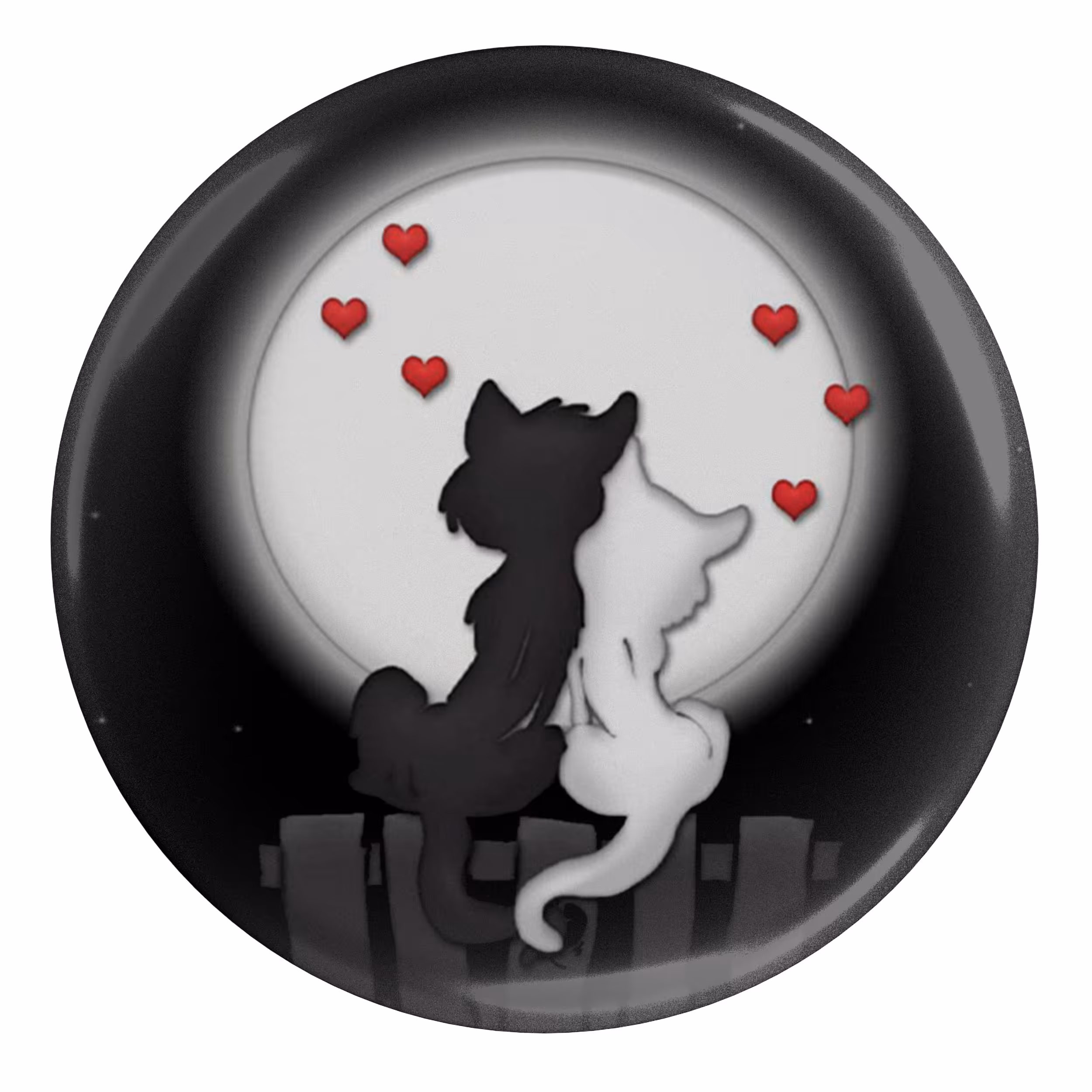 پیکسل طرح قلب و عشق و گربه مدل S10140