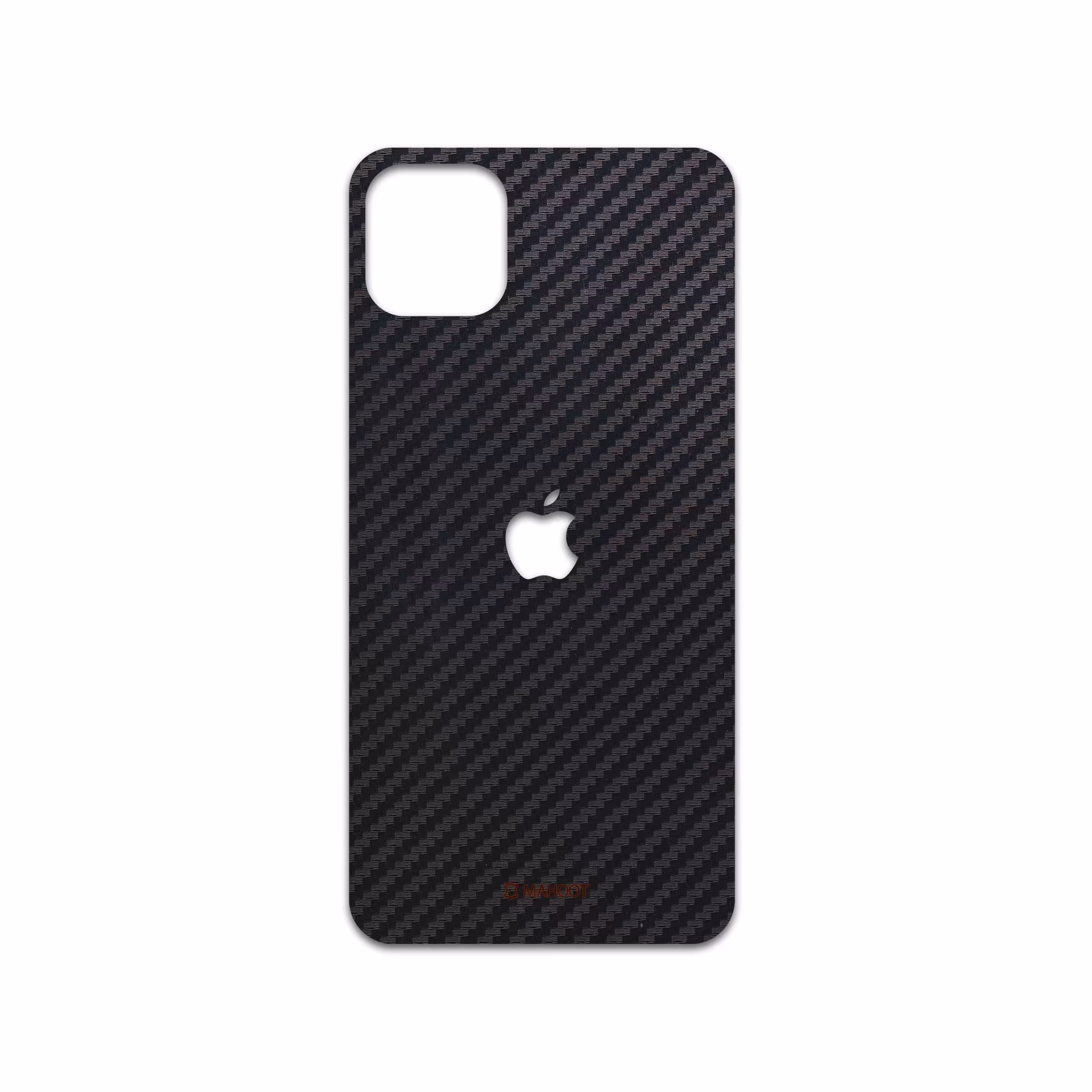 برچسب پوششی ماهوت مدل Black-Carbon-Fiber مناسب برای گوشی موبایل اپل iPhone 11 pro