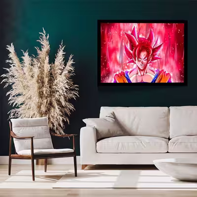 تابلو مدل goku anime کد F-12040
