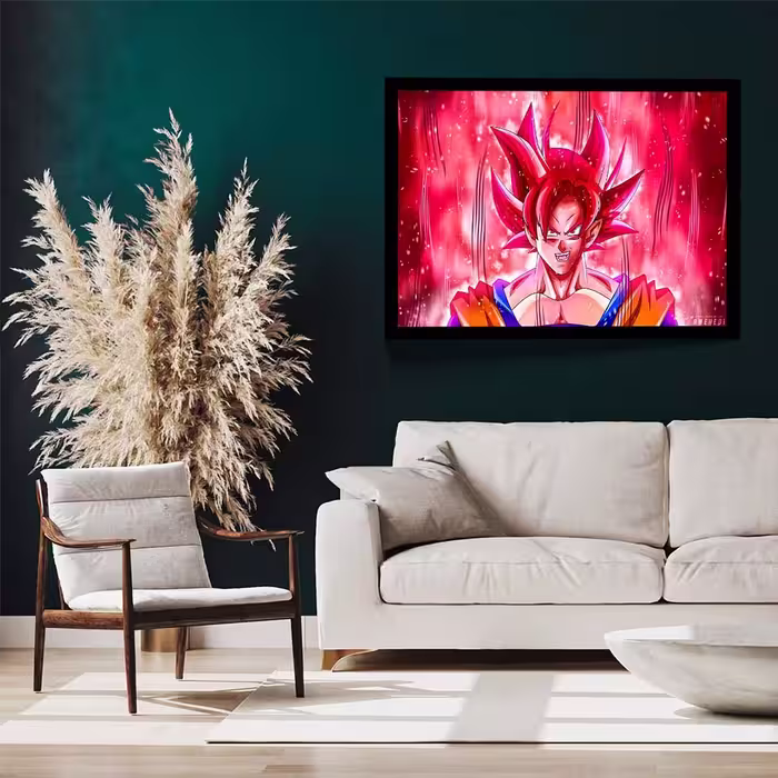 تابلو مدل goku anime کد F-12040