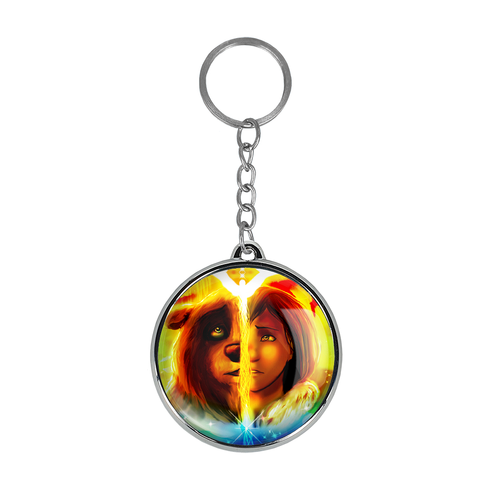 جاکلیدی خندالو طرح انیمیشن خرس برادر مدل دوطرفه کد 1371813714