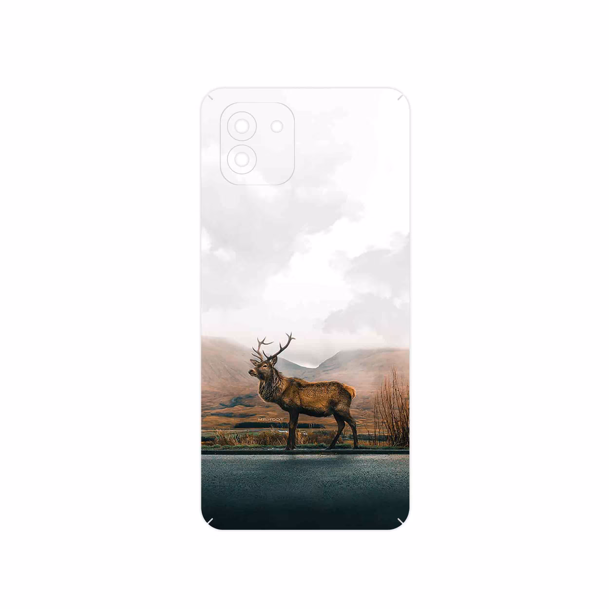 برچسب پوششی ماهوت مدل Horned_Deer مناسب برای گوشی موبایل سامسونگ Galaxy A03