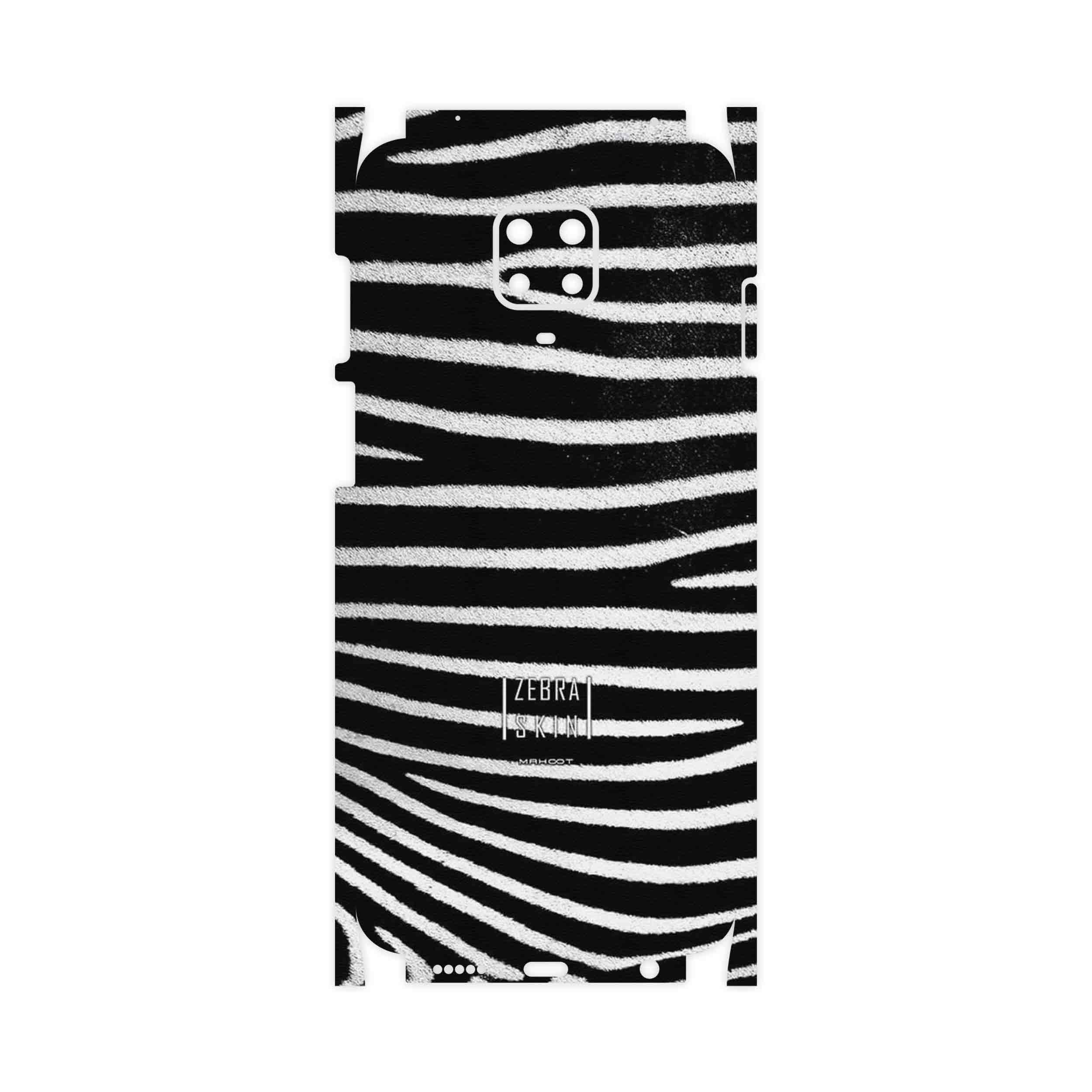 برچسب پوششی ماهوت مدل Zebra Skin-FullSkin مناسب برای گوشی موبایل شیائومی Redmi Note 9 Pro