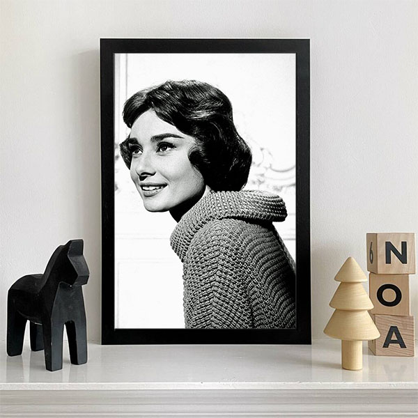 تابلو استودیو انبسان طرح آدری هپبورن کد 4423