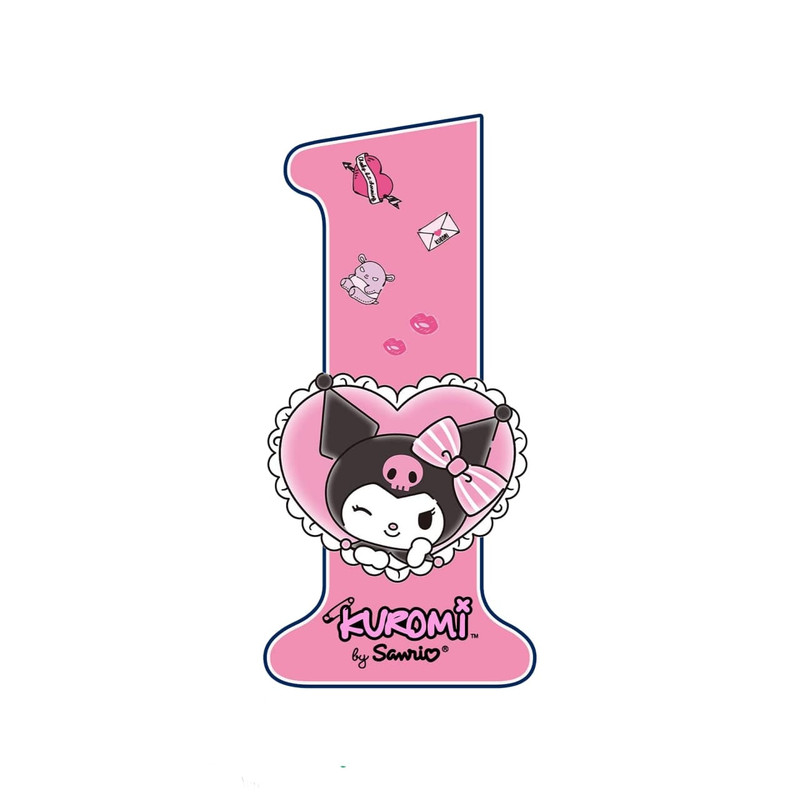 استند رومیزی تولد مدل عدد 1 طرح کرومی