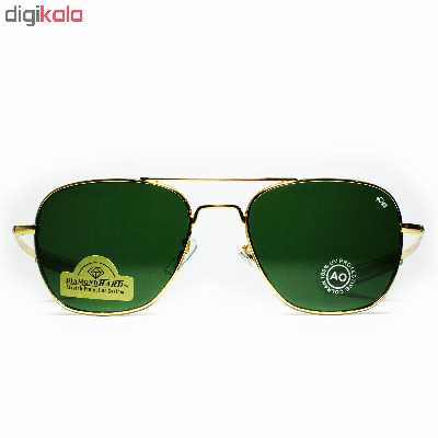 عینک آفتابی AO طلایی مدل 20KGP