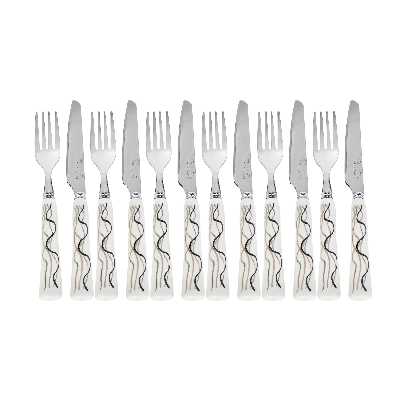 سرویس کارد و چنگال 12 پارچه ام جی اس مدل  NR-3