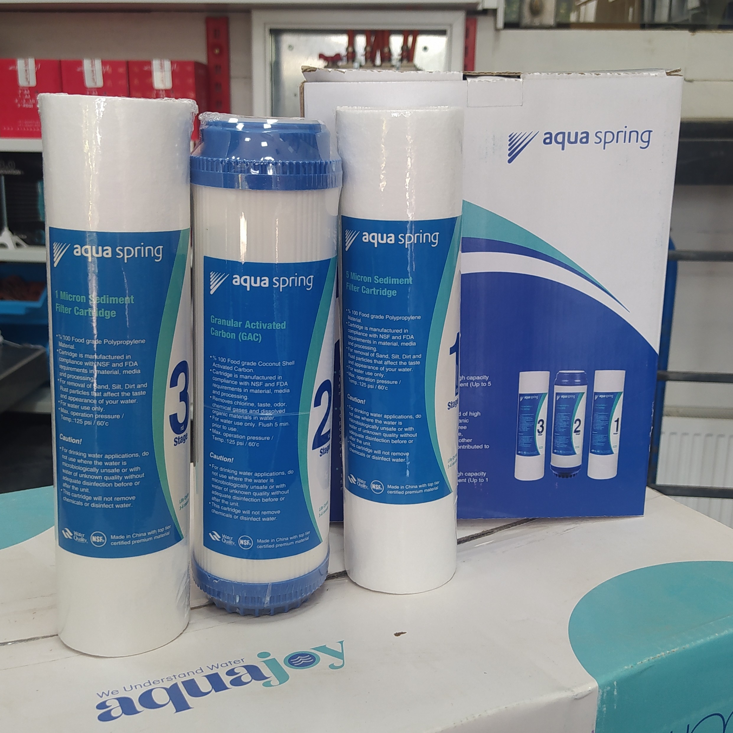 فیلتر پیش تصفیه سه تایی آکوا اسپرینگ