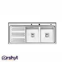 سینک ایلیا استیل 2080 توکار |سینک باکسی ایلیا استیل - لوازم خانه و آشپزخانه آرشیت