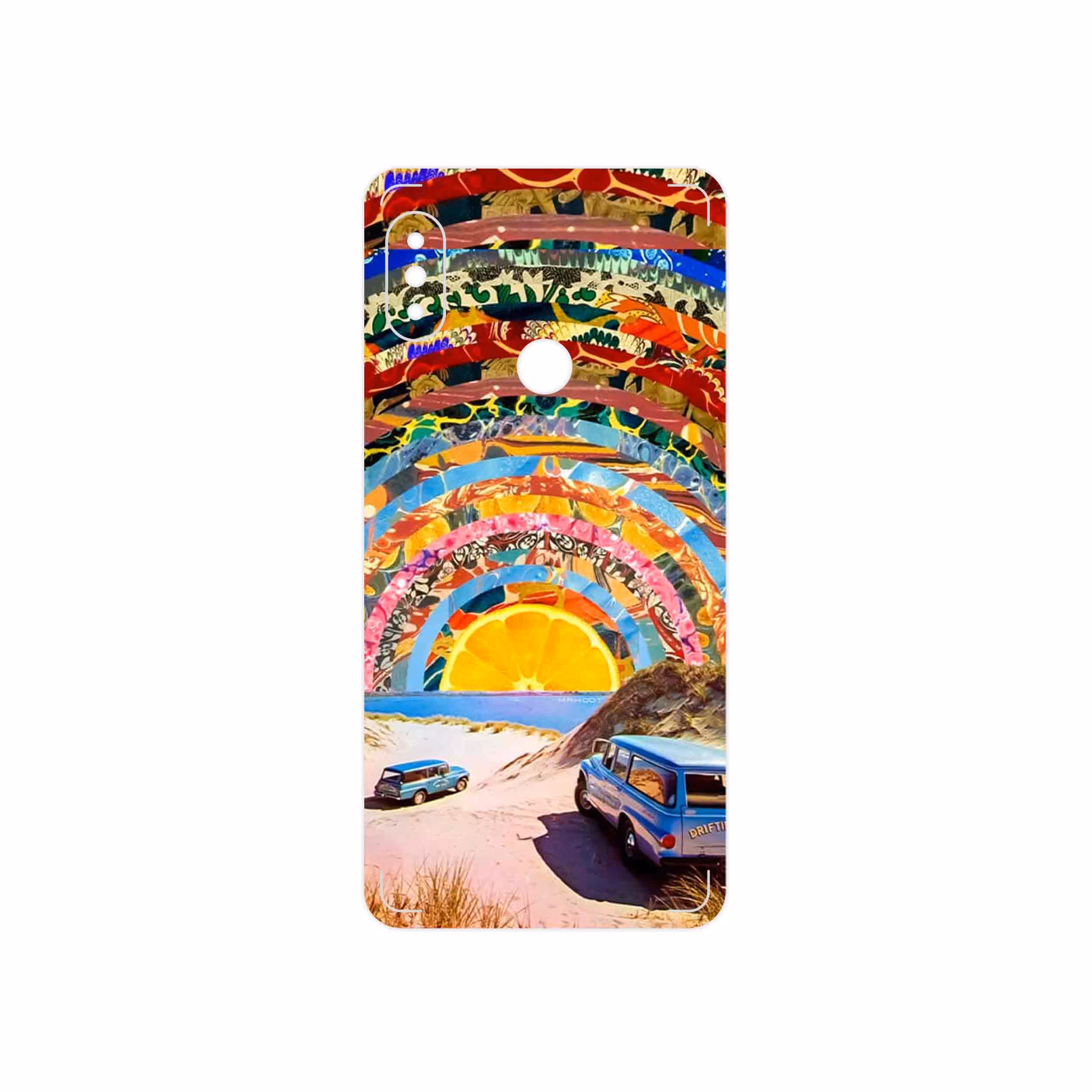 برچسب پوششی ماهوت مدل Collage of Orange Sky مناسب برای گوشی موبایل شیائومی Redmi Note 5 Pro