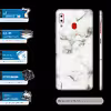 برچسب پوششی ماهوت مدل Blanco-Smoke-Marble-FullSkin مناسب برای گوشی موبایل سامسونگ Galaxy A20s