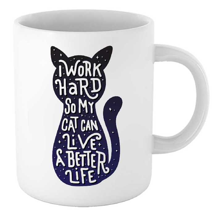 ماگ طرح گربه کد 37008