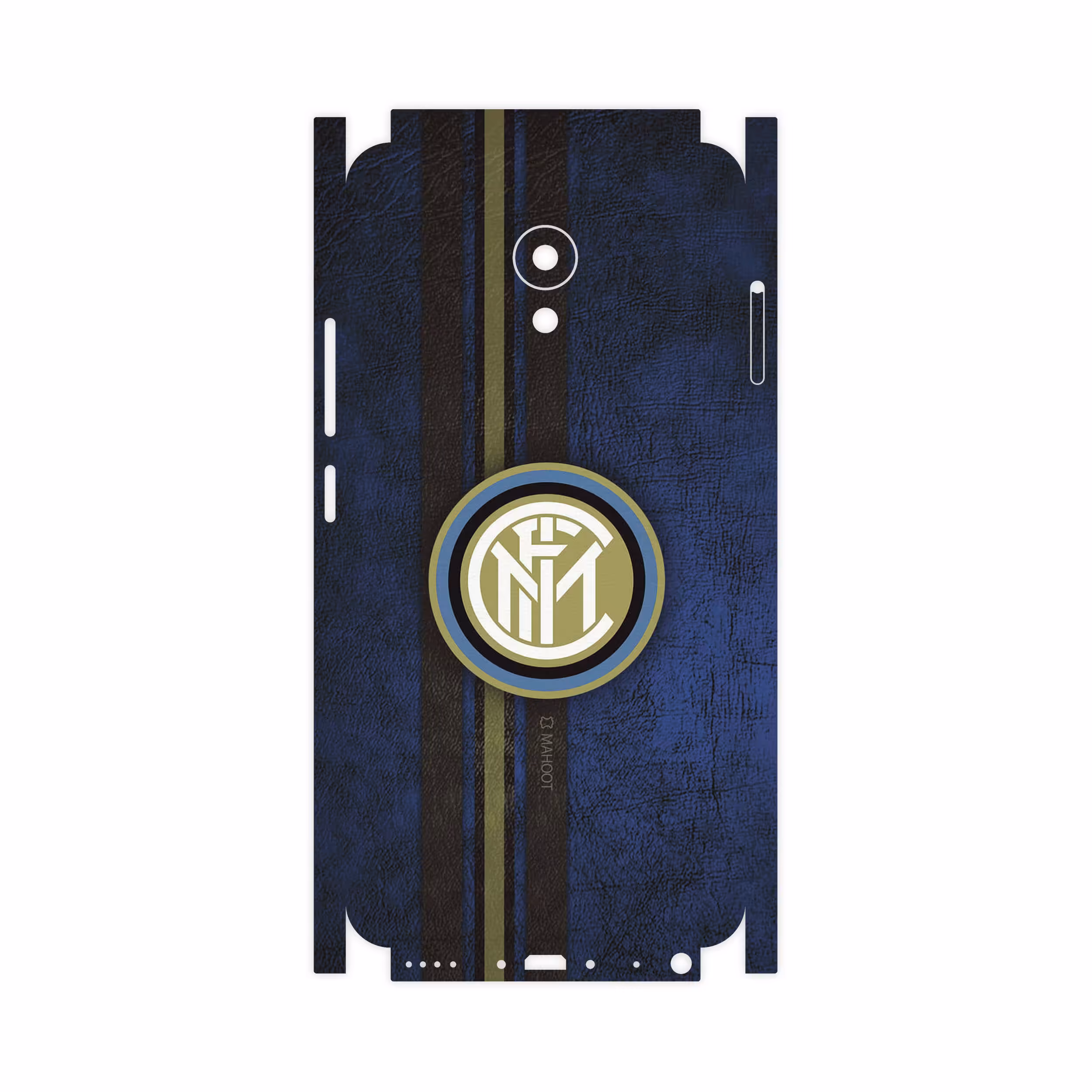 برچسب پوششی ماهوت مدل Inter-Milan-FC-FullSkin مناسب برای گوشی موبایل میزو M5