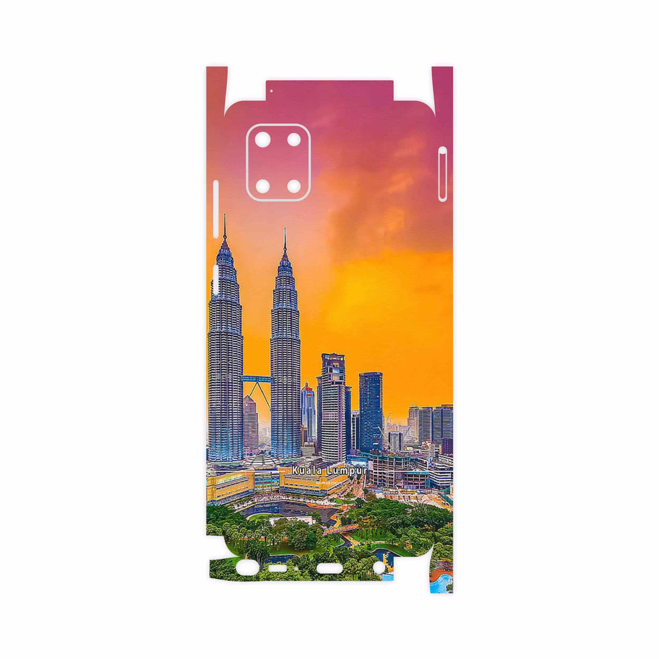 برچسب پوششی ماهوت مدل City of Kuala Lumpur-FullSkin مناسب برای گوشی موبایل سامسونگ Galaxy Note 10 Lite