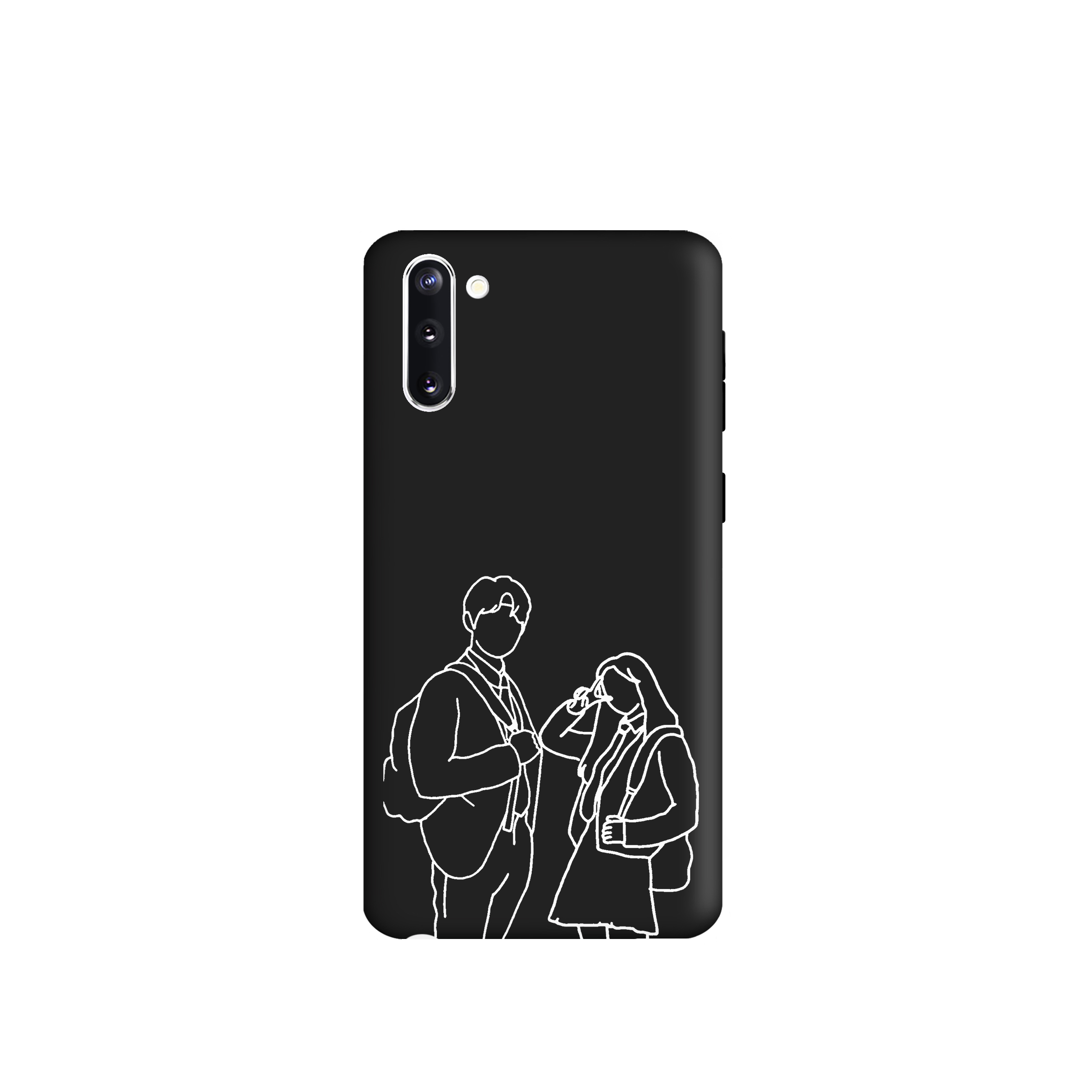 کاور طرح  عاشقانه مینیمال کد y4821 مناسب برای گوشی موبایل سامسونگ Galaxy  Note 10