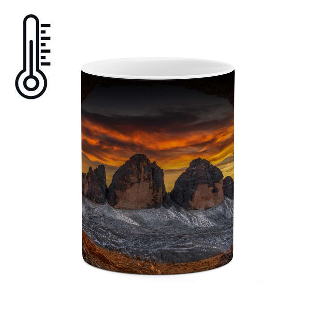 ماگ حرارتی کاکتی طرح منظره مدل mgh17237