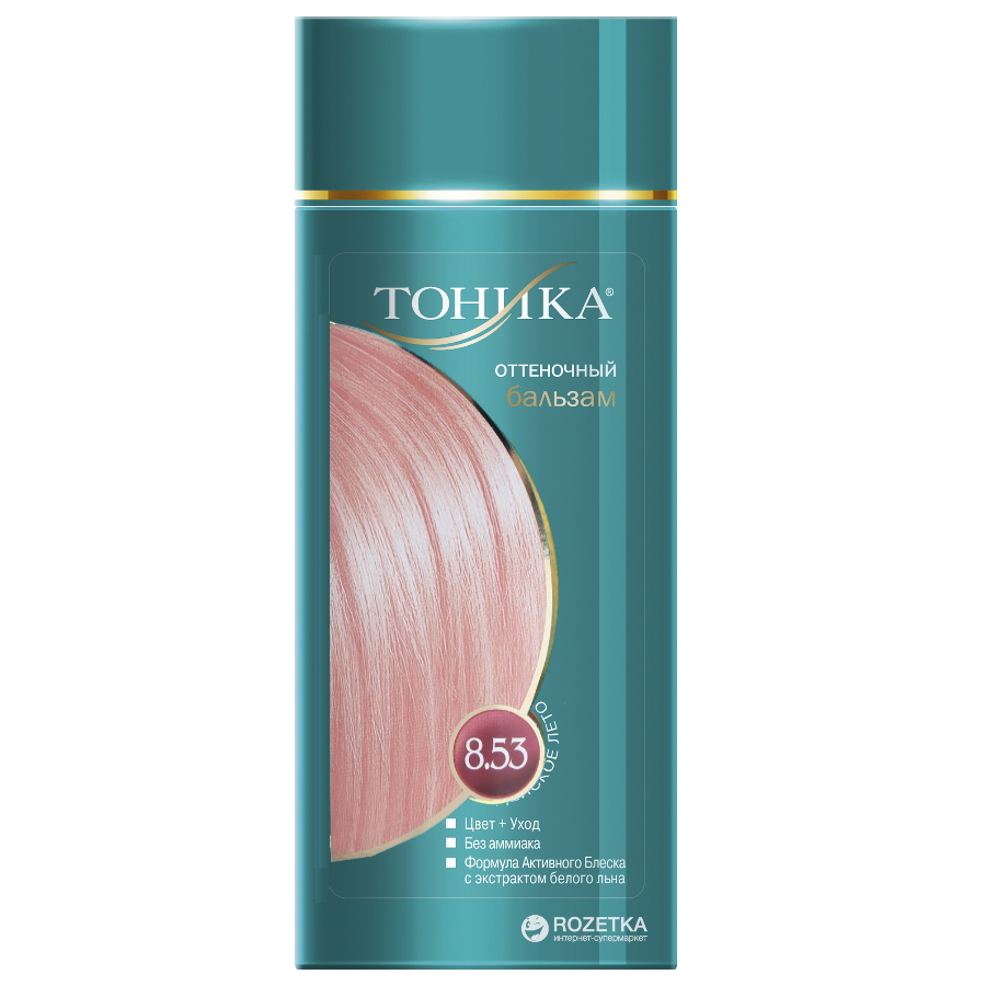 شامپو رنگساژ صورتی اسموکی تونیکا TOHNIKA 8/53