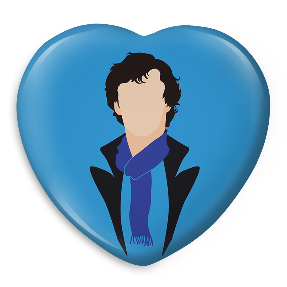 پیکسل خندالو طرح شرلوک هولمز مدل قلبی کد 10157