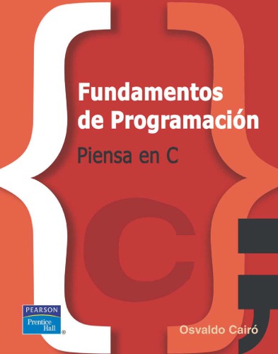 خرید و دانلود نسخه کامل کتاب Fundamentos de Programación: Piensa en C