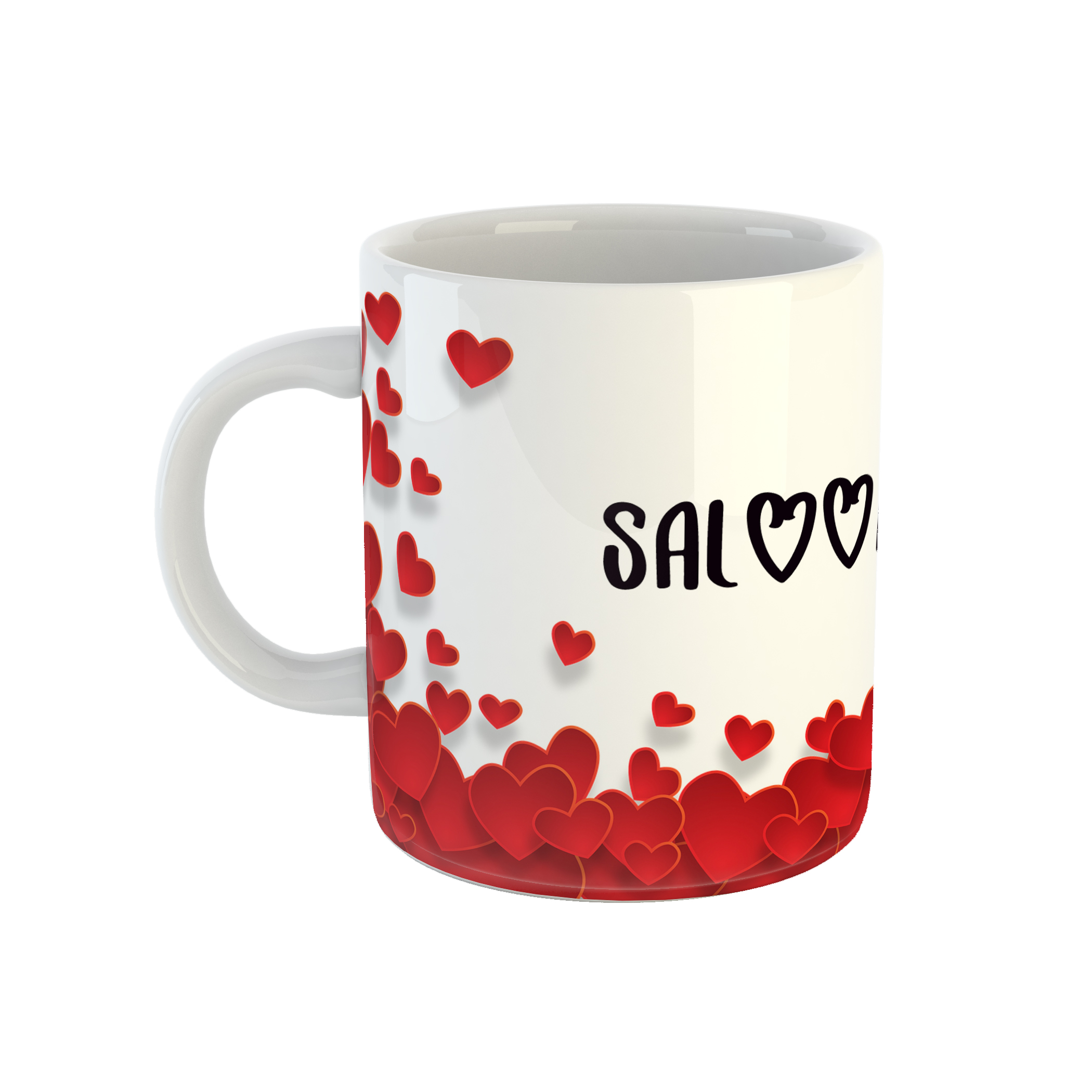 ماگ طرح قلب مدل سالومه