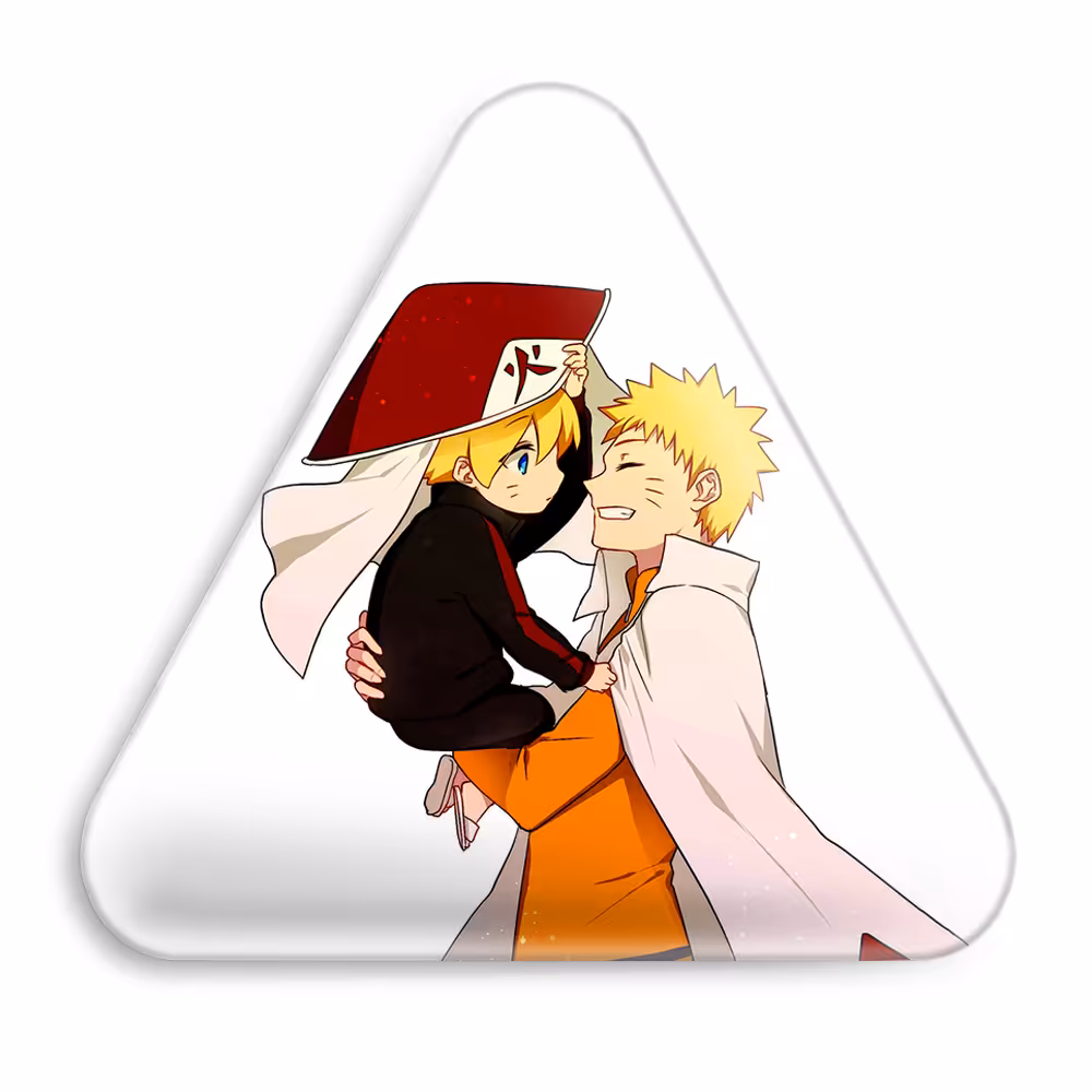 پیکسل خندالو طرح بوروتو و ناروتو انیمه بوروتو Boruto مدل مثلثی کد 13141