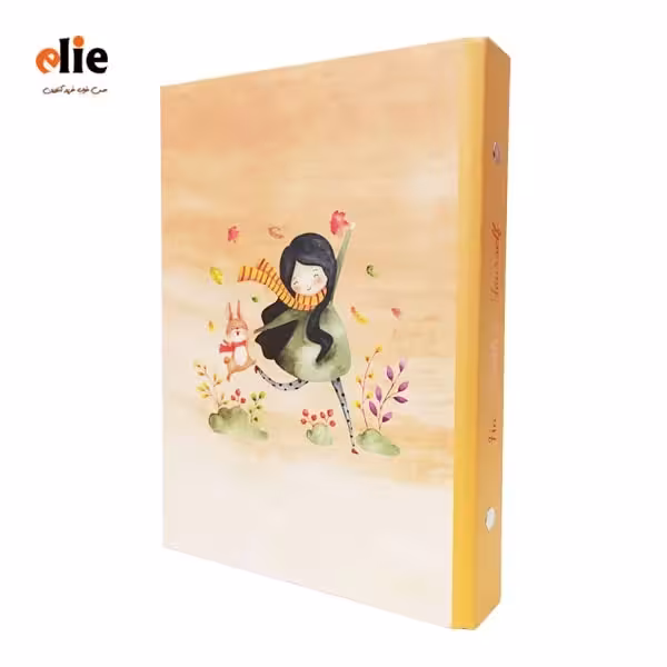 دفتر کلاسوری ایمان سایز A5 طرح 013