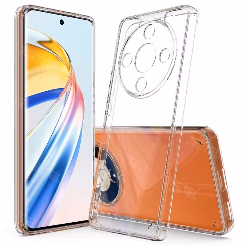 قاب شفاف Honor X9B مدل ژله ای محافظ لنزدار