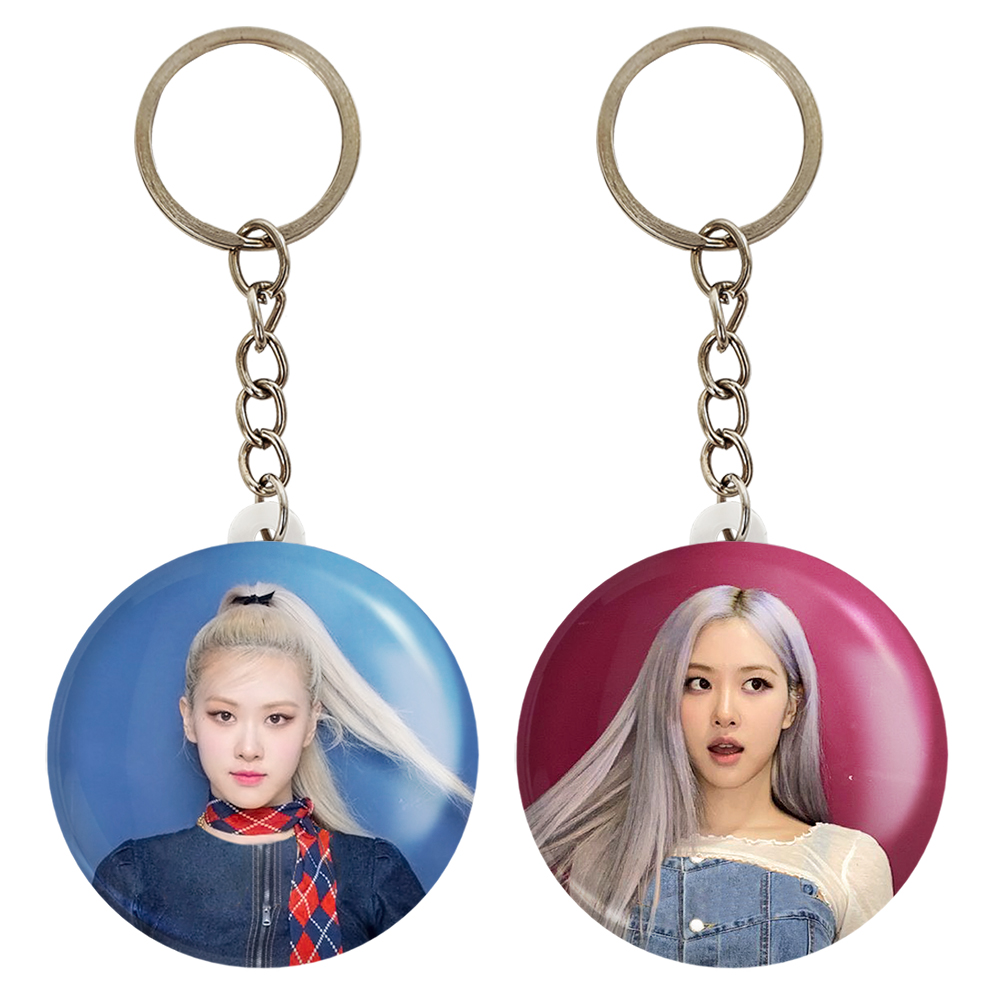 جاکلیدی خندالو مدل رزی بلک پینک کد 1437514370 مجموعه 2 عددی