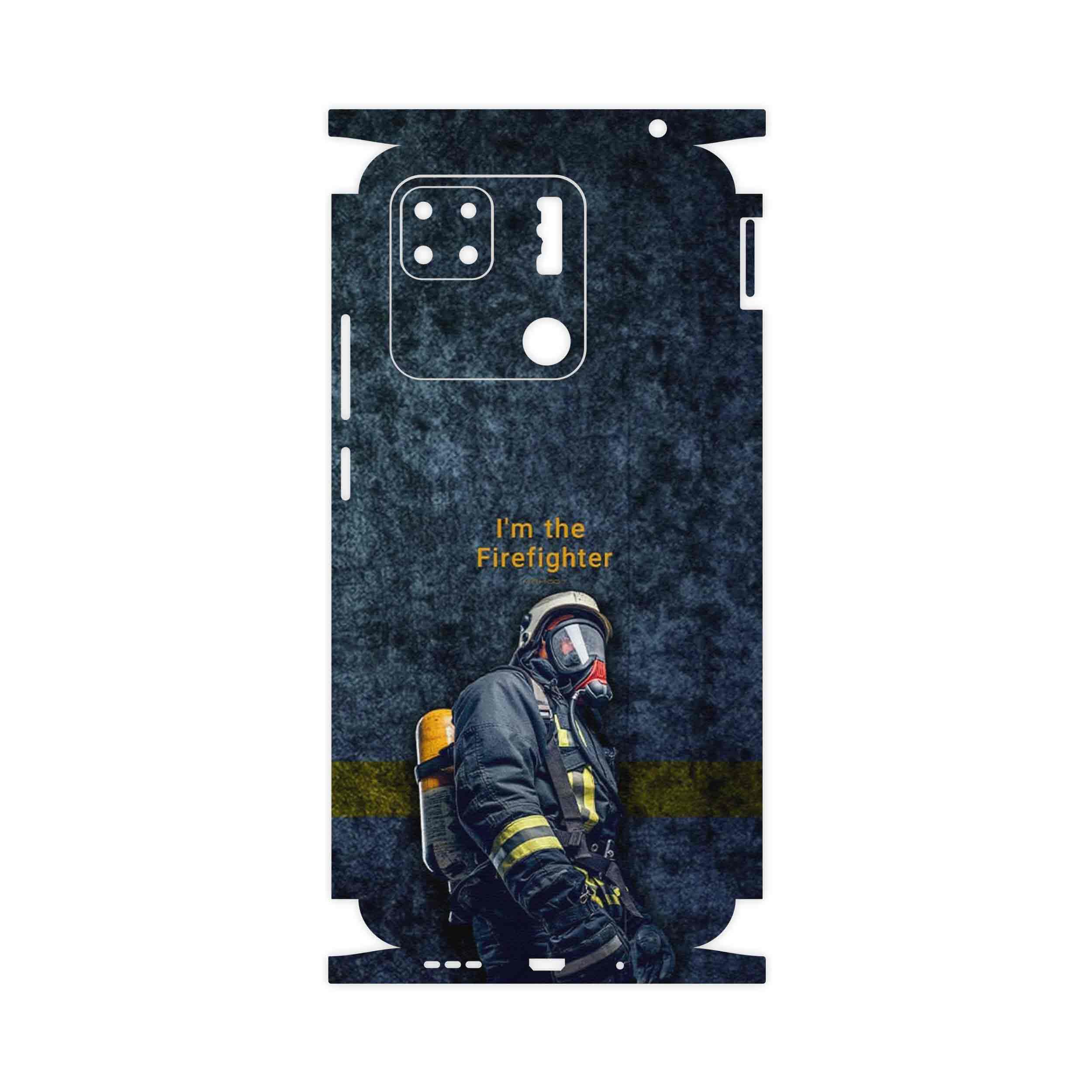 برچسب پوششی ماهوت مدل Firefighter-FullSkin مناسب برای گوشی موبایل شیائومی Redmi 10A