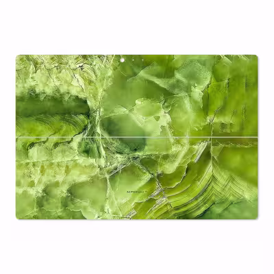 برچسب پوششی ماهوت مدل Green Crystal Marble مناسب برای تبلت مایکروسافت Surface Pro 3 2014
