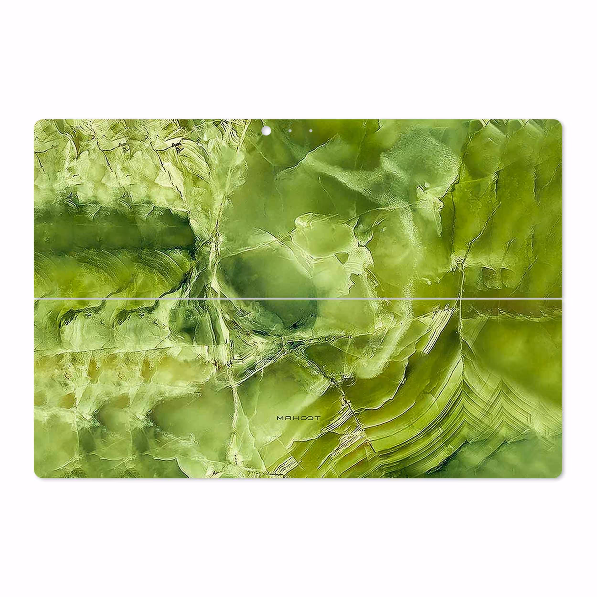 برچسب پوششی ماهوت مدل Green Crystal Marble مناسب برای تبلت مایکروسافت Surface Pro 3 2014