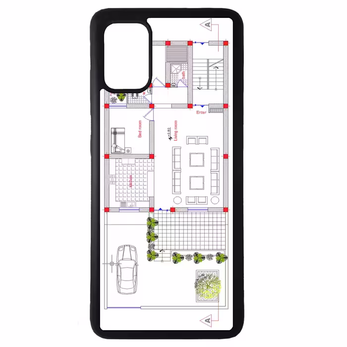 کاور طرح نقشه کد 110646 مناسب برای گوشی موبایل سامسونگ galaxy s20 plus