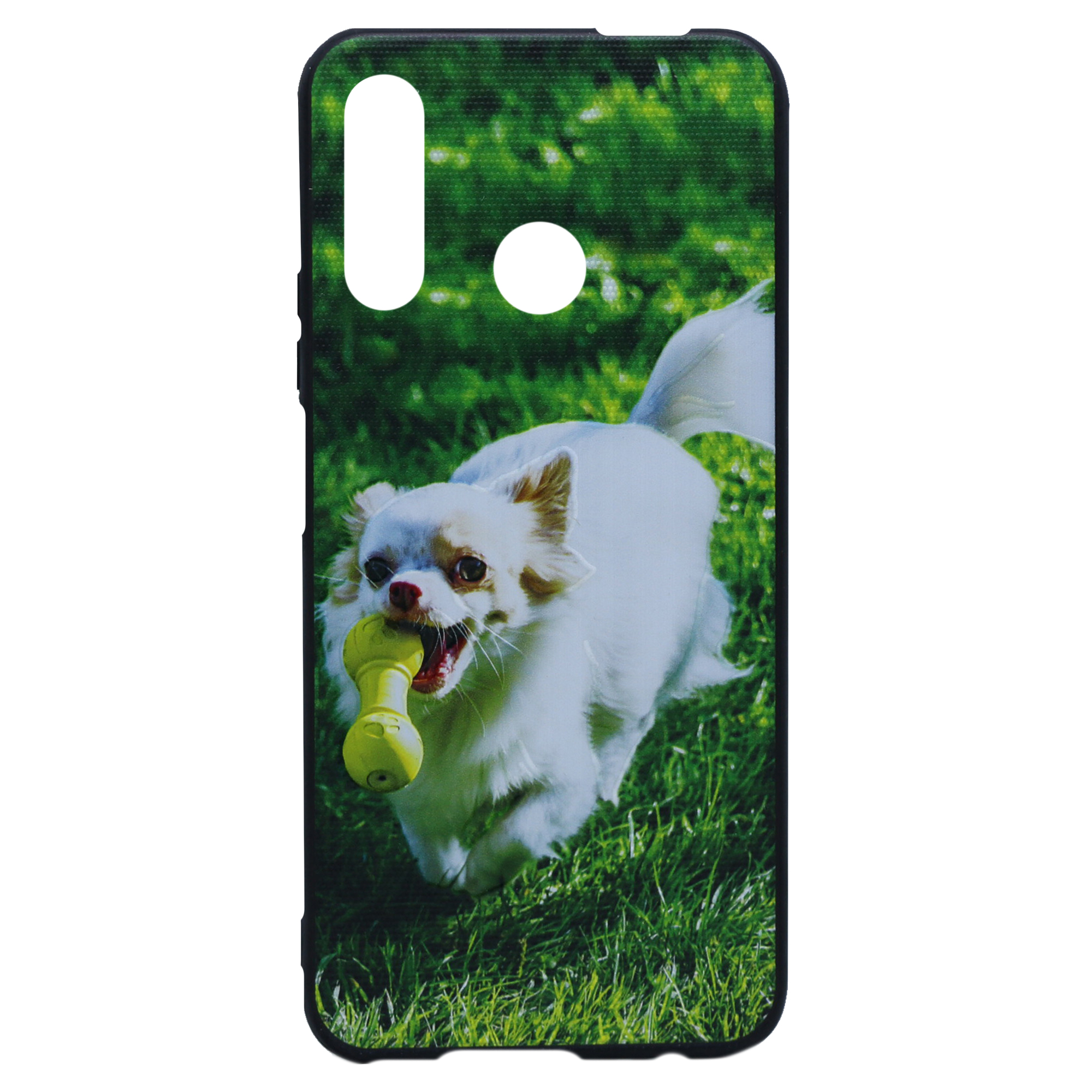 کاور طرح سگ سفید مدل Happy مناسب برای گوشی موبایل شیائومی Redmi 7